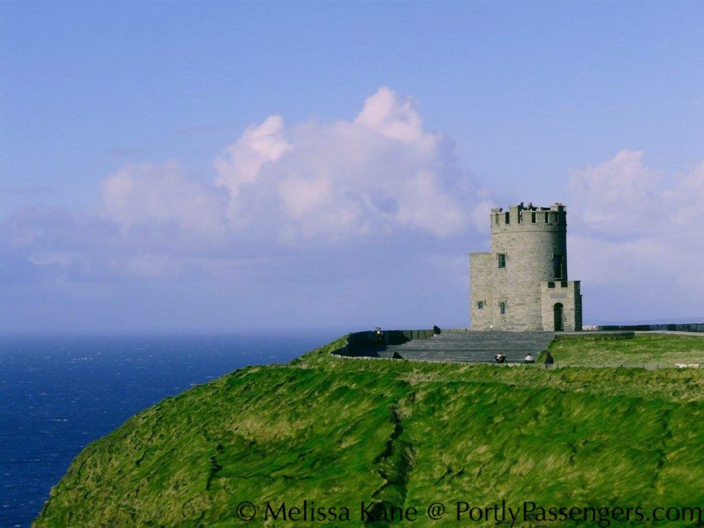 O'Brien's Tower, the highest point of Cliffs of Moher. 