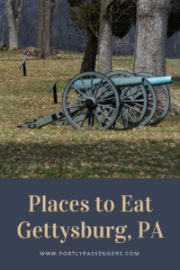 Places to Eat in Gettysburg, PA | Portly Passengers