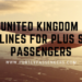 Airlines for Plus Size Passengers on United Kingdom Airlines