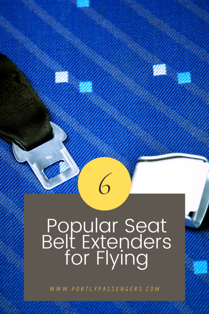 E4 Safety Certified Adjustable 7-24 Airplane Seatbelt Extender - Fits