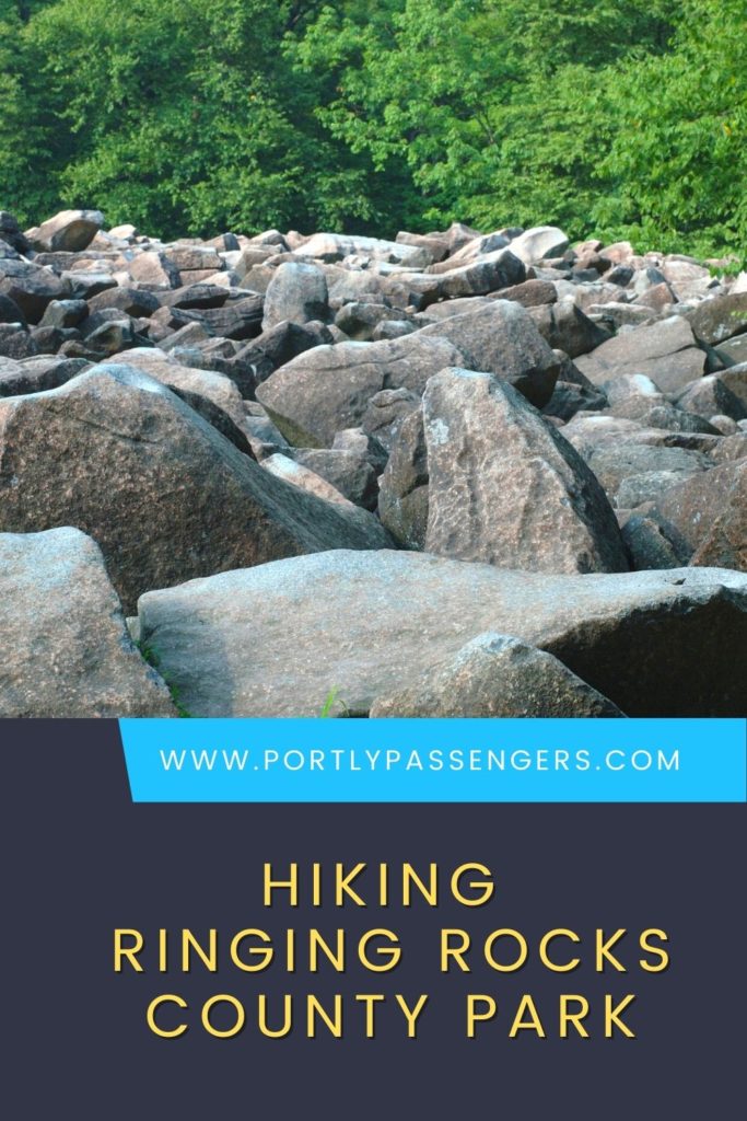 Looking for a different kind of hike? Check out Ringing Rocks County Park in Bucks County, Pennsylvania where you can make boulders ring.